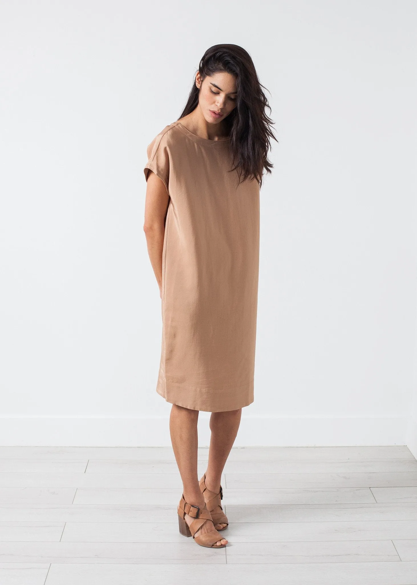 Philomene Dress in Camel