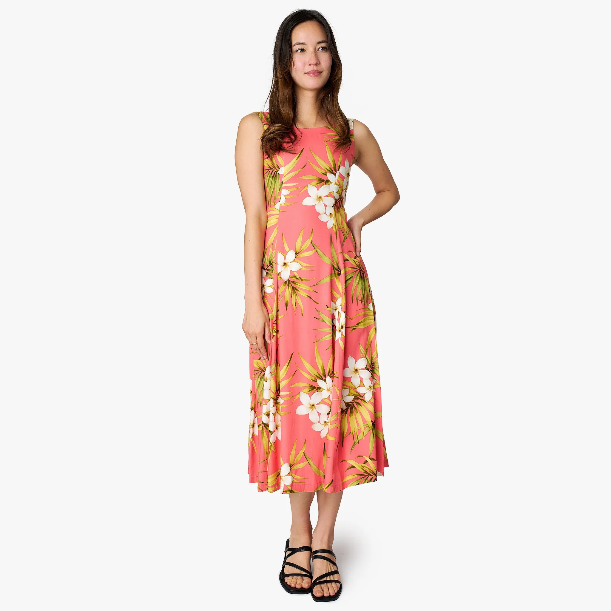 Plumeria Cluster Sylvia Dress