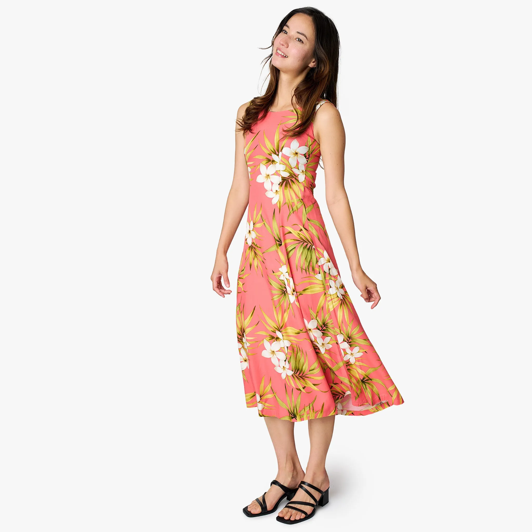 Plumeria Cluster Sylvia Dress