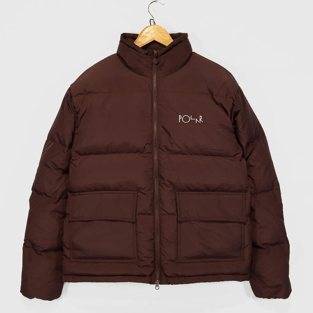 Polar Skate Co. - Pocket Puffer Jacket - Bordeaux