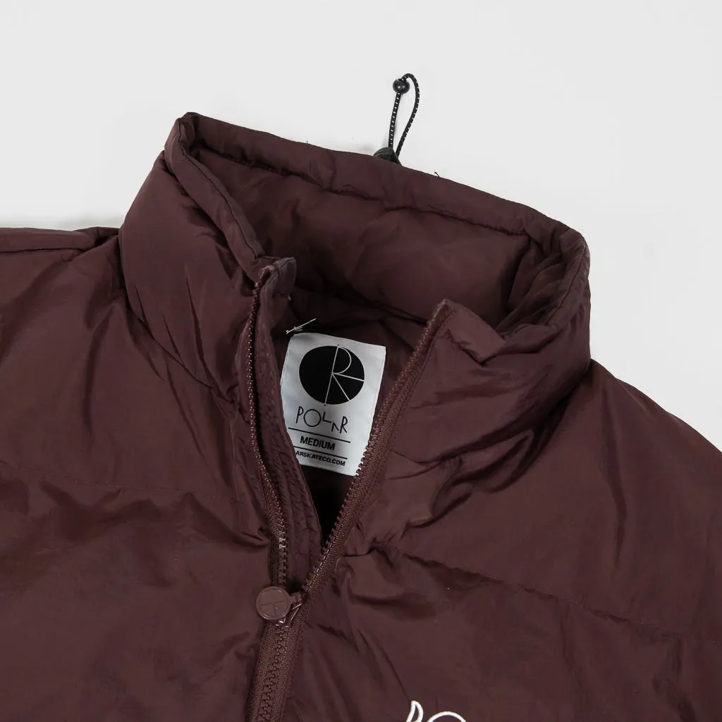 Polar Skate Co. - Pocket Puffer Jacket - Bordeaux