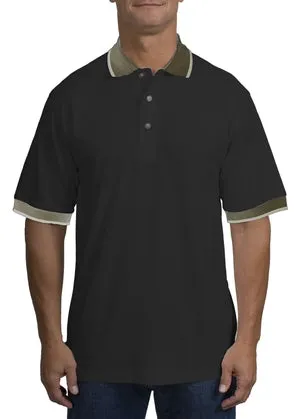 Port Authority - Jersey Knit Sport Shirt with Stripe Trim. K443