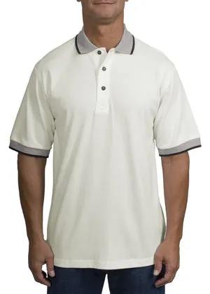 Port Authority - Jersey Knit Sport Shirt with Stripe Trim. K443