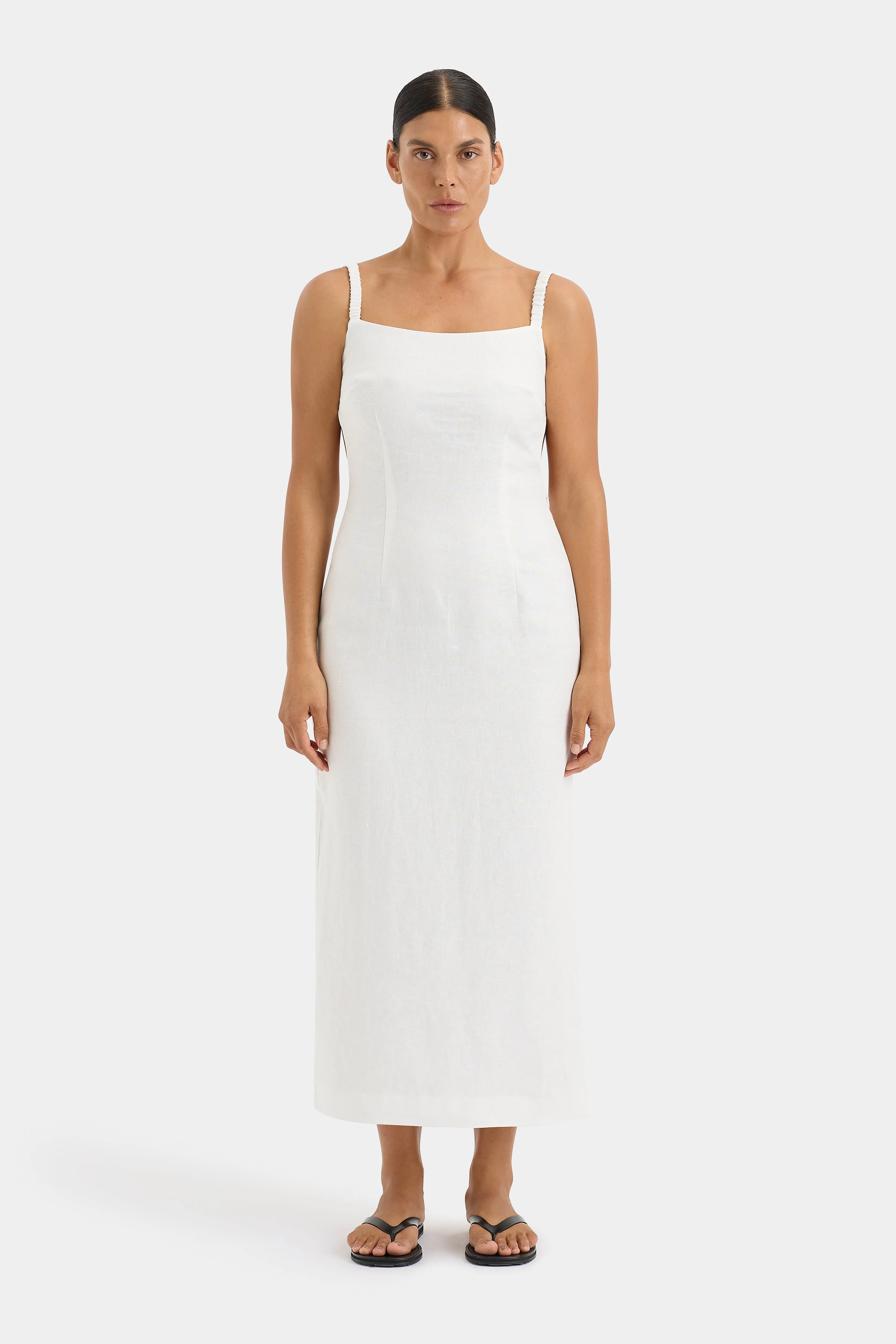 Primrose Ruched Midi Dress