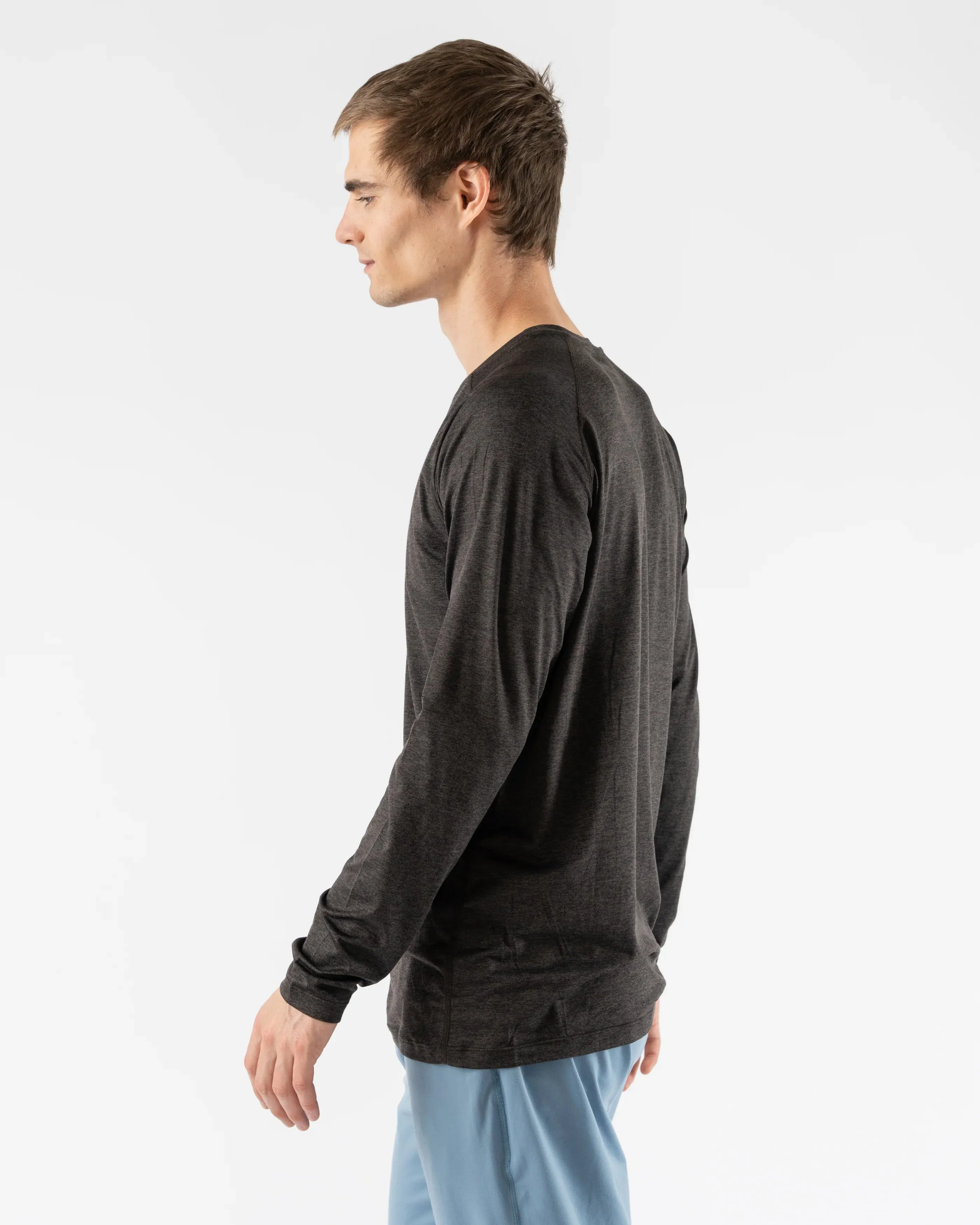 rabbit | EZ Tee Long Sleeve | Men's | Black Coffee