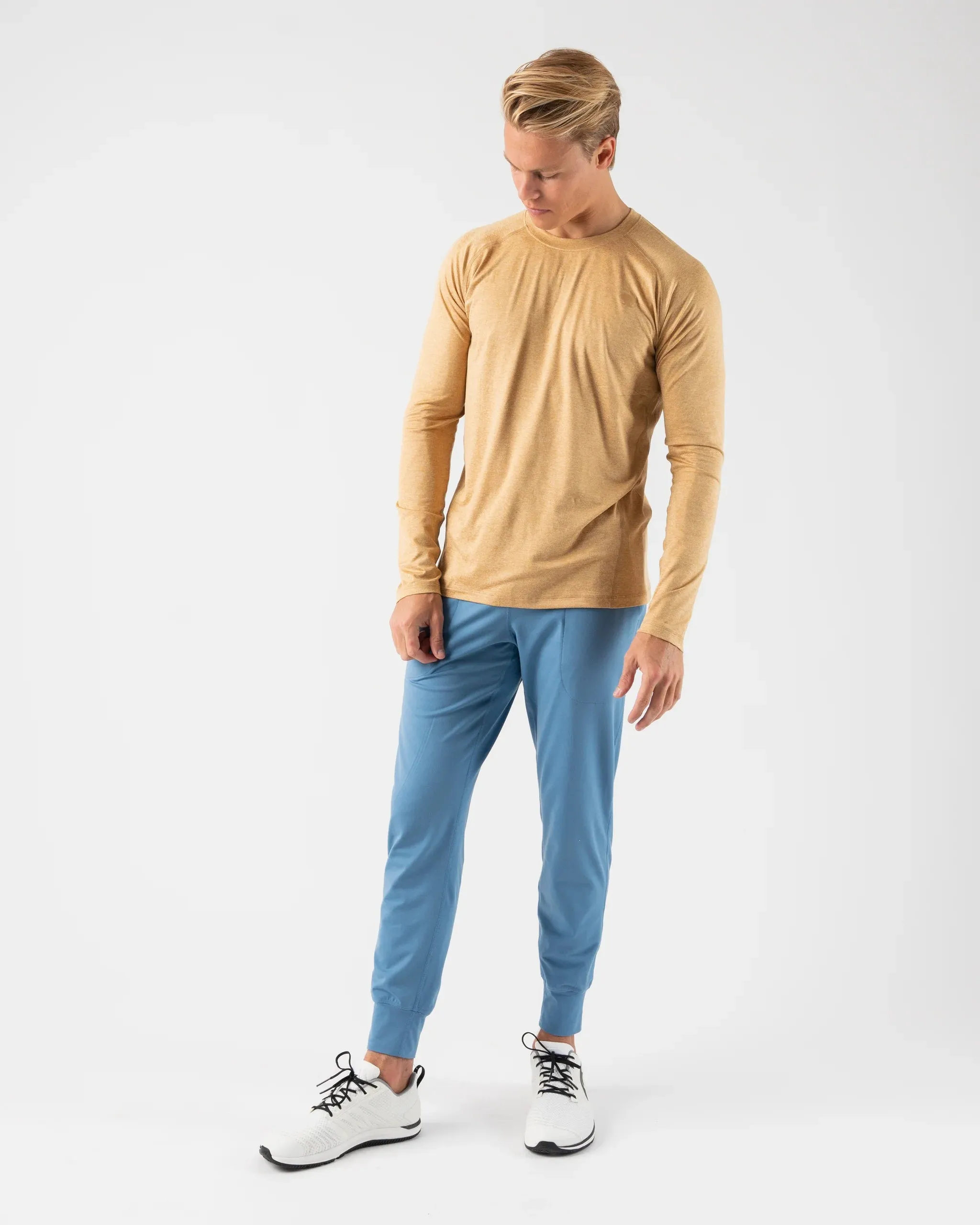 rabbit | EZ Tee Long Sleeve | Men's | New Wheat