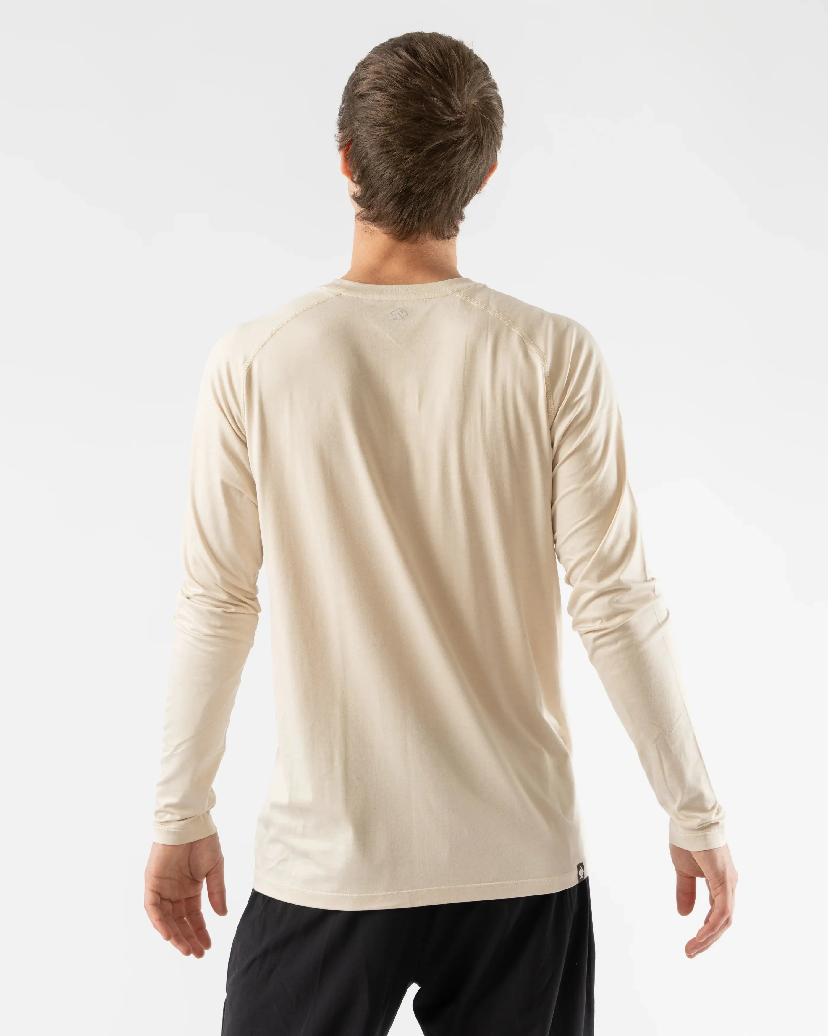 rabbit | EZ Tee Long Sleeve | Men's | Seedpearl Stripe