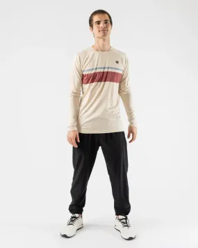 rabbit | EZ Tee Long Sleeve | Men's | Seedpearl Stripe