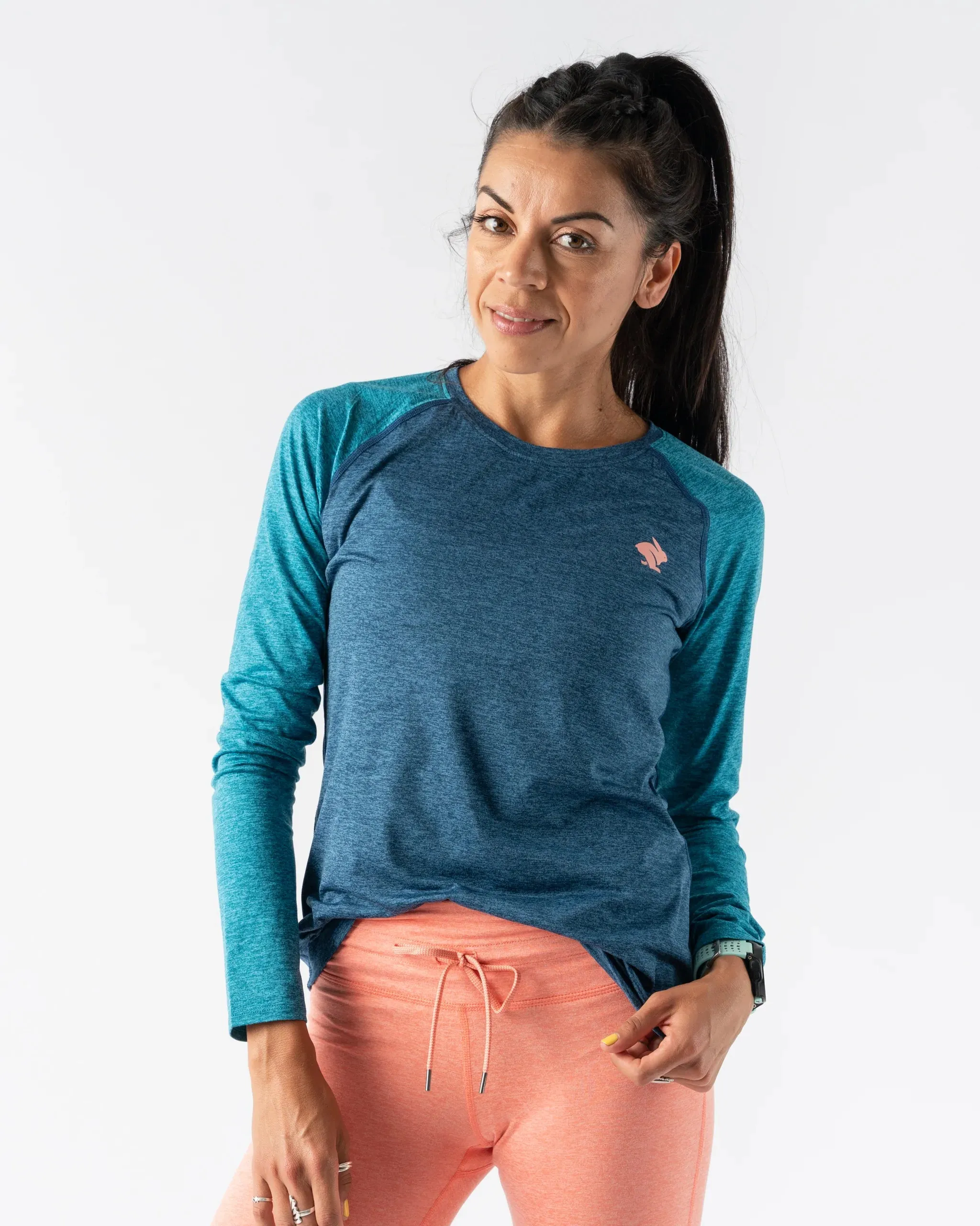 rabbit | EZ Tee Long Sleeve | Women's | Gibraltar Sea