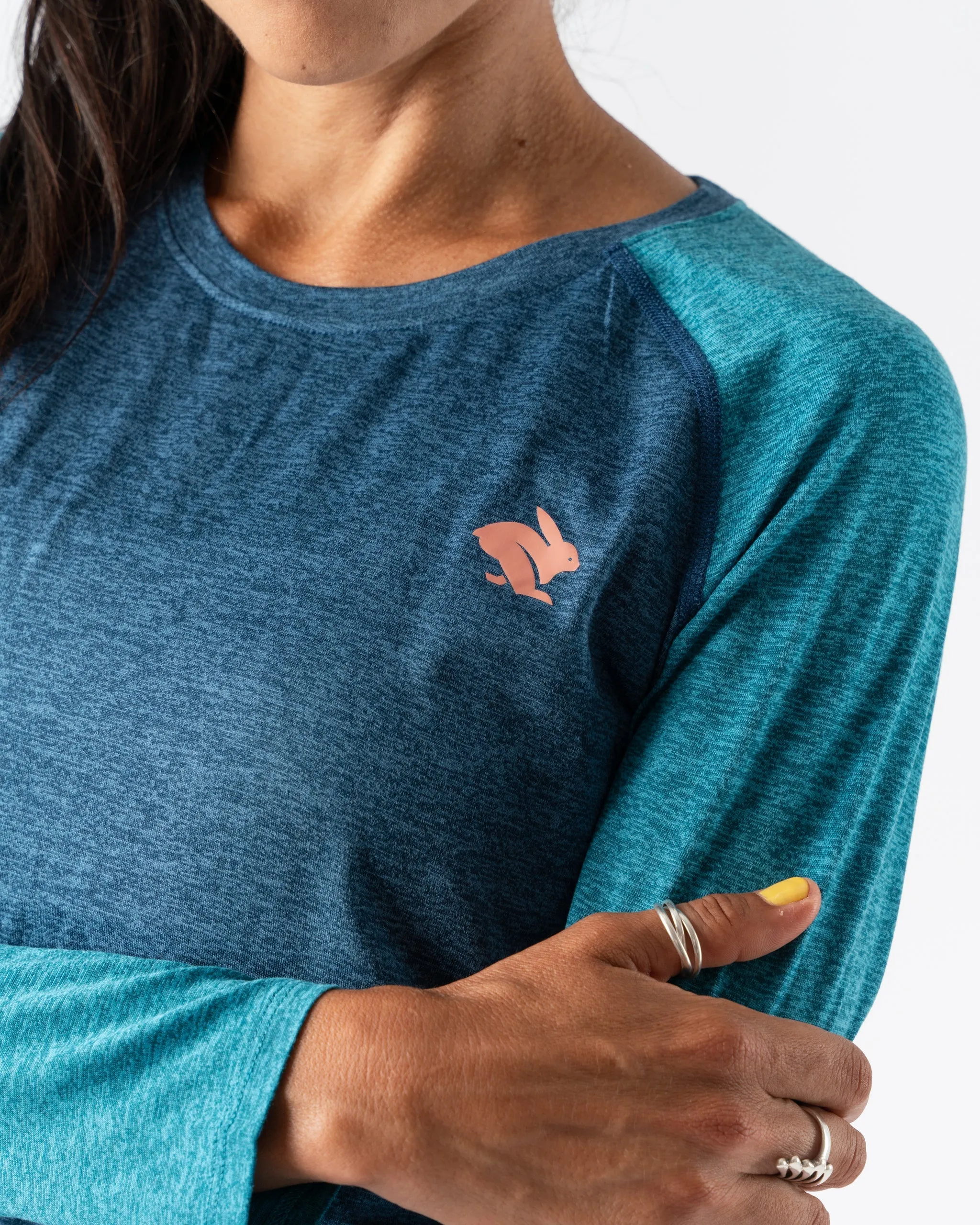 rabbit | EZ Tee Long Sleeve | Women's | Gibraltar Sea