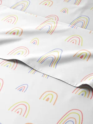 Rainbow Sheet Set, Girls Sheets, Kids Sheet for Girls, Twin Size Kids Sheets, Toddler Sheets, Toddlers Sheets for Twin Beds, Teen Bed Sheets, Fun Toddler Sheets, Children Sheets, Sheets for Children