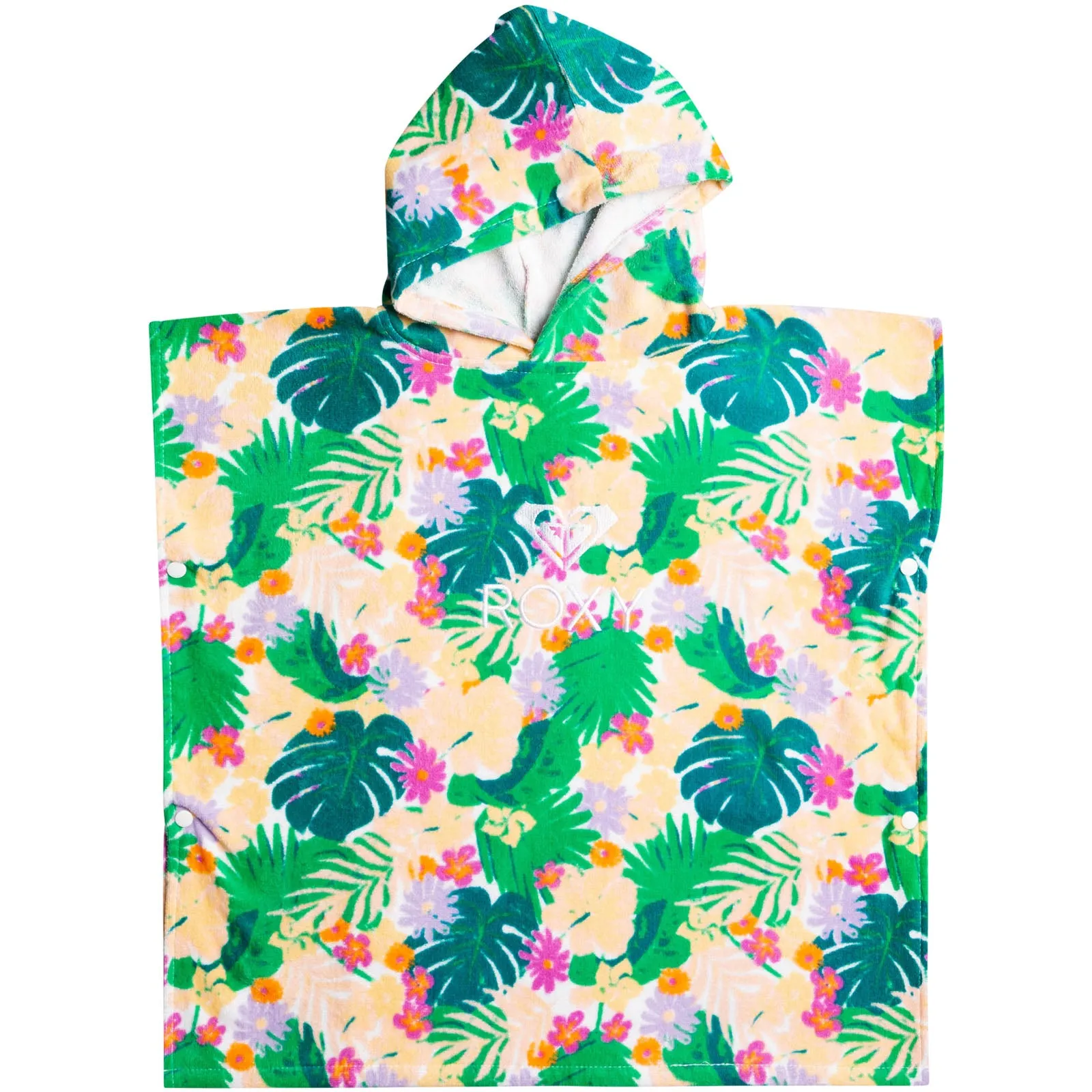 Roxy Girls Kids Stay Magical Printed Hooded Towel Poncho - Mint