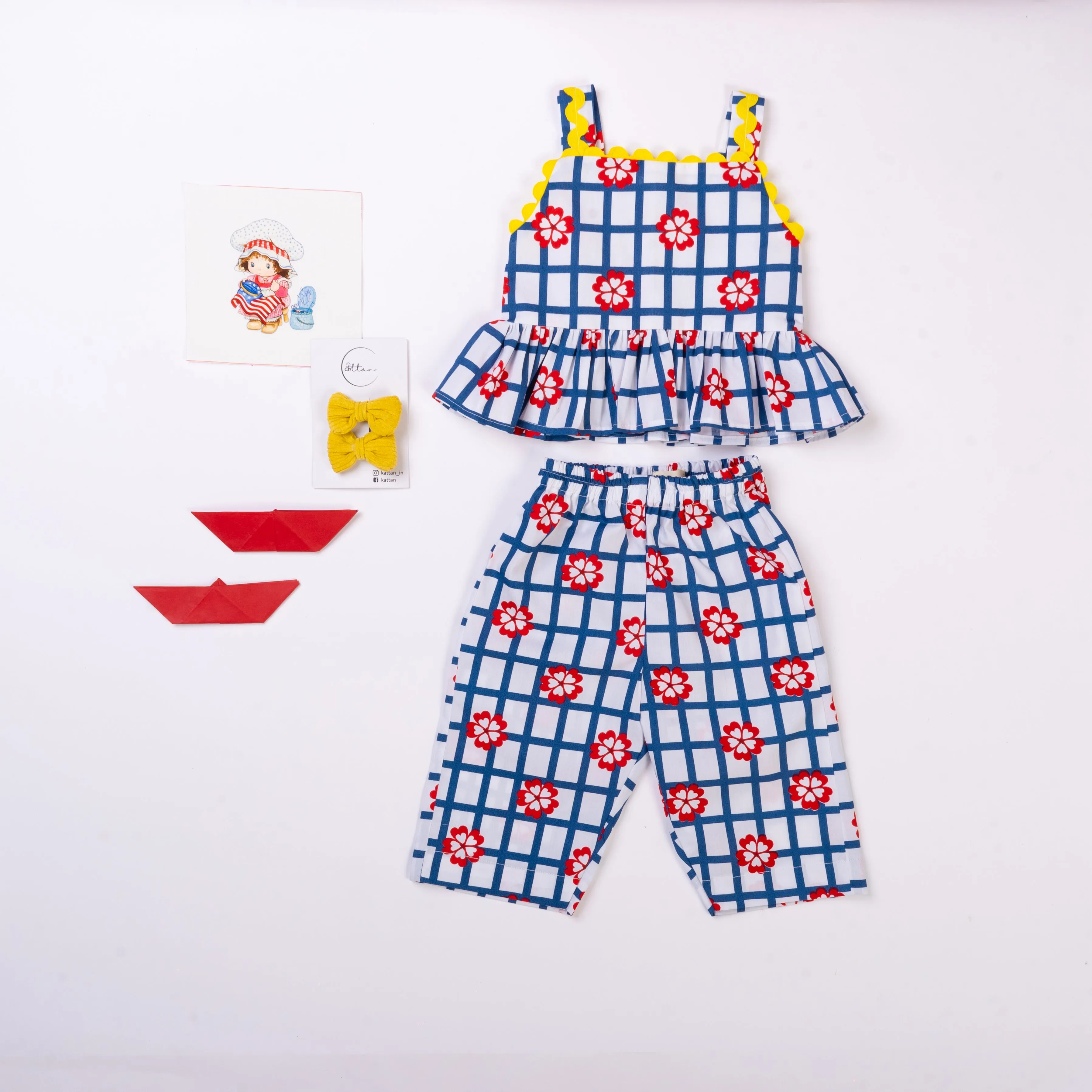 Santorini Printed Co Ord Set