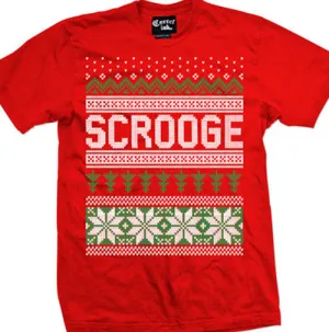 Scrooge Ugly Christmas Sweater Men's T-Shirt