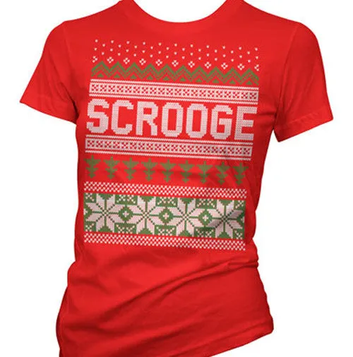 Scrooge Ugly Christmas Sweater Women's T-Shirt