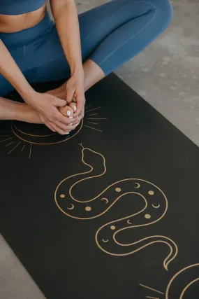 Serpent Yoga Mat Gold 5mm