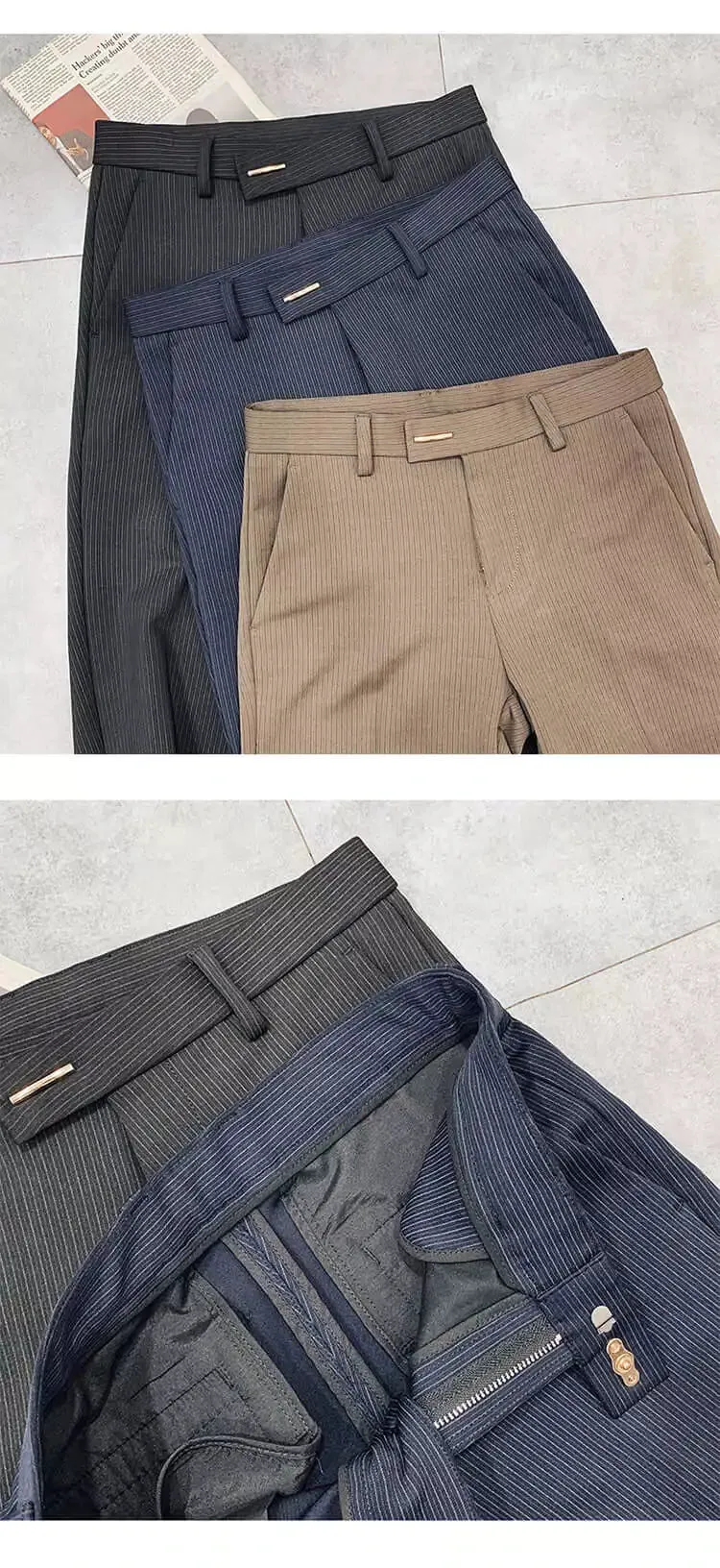 Sharp Modern Dress Trousers