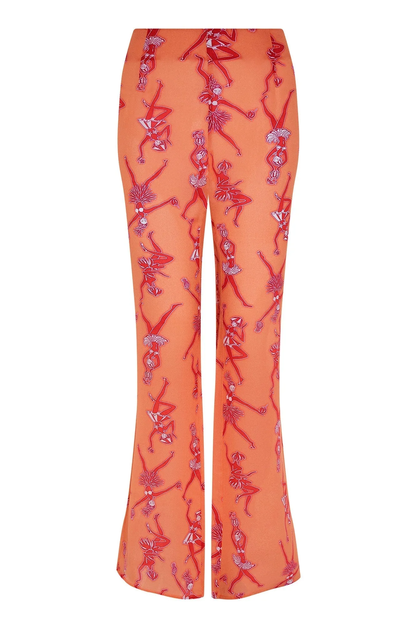 Silk Lyla Pants FRUIT PUNCH