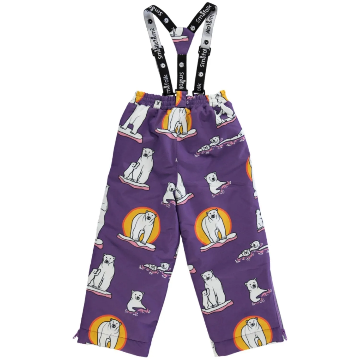 Småfolk Purple Heart Snow Pants Med Isbjørne