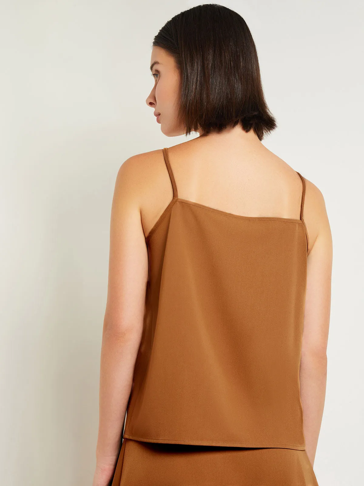 Square Neck Cami - Woven Twill