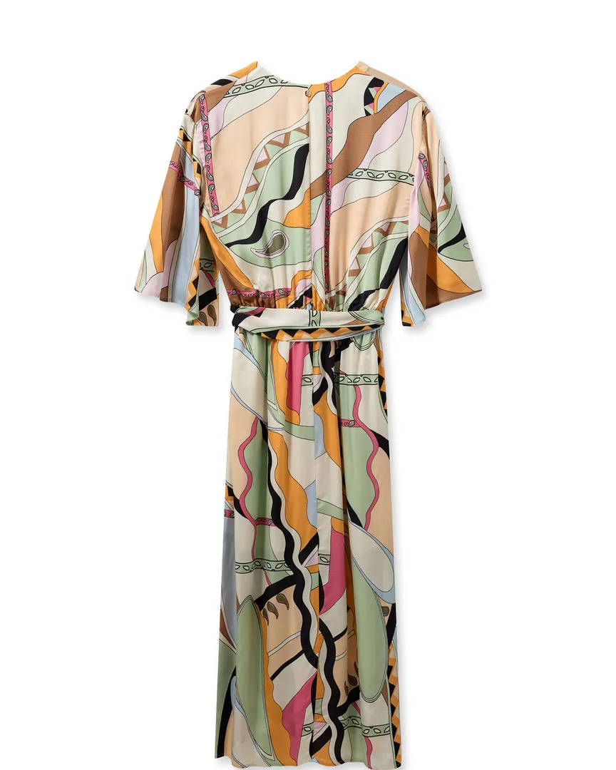 SS24 Kella Pictus Wrap Dress