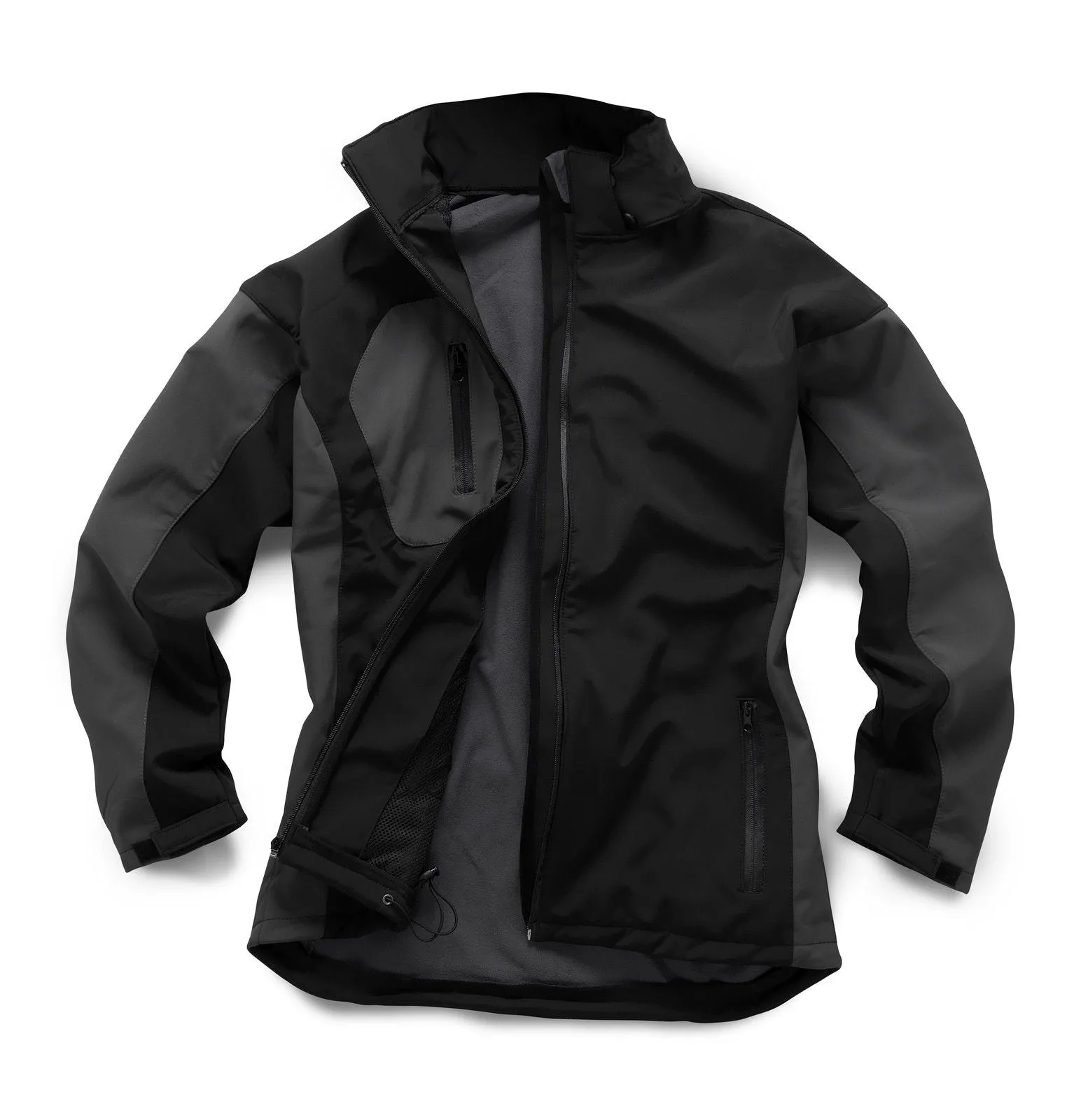 StandSafe WK009 Two Tone SoftShell Jacket - Water Resistant, Windproof & Breathable - Ideal for Work and Leisure