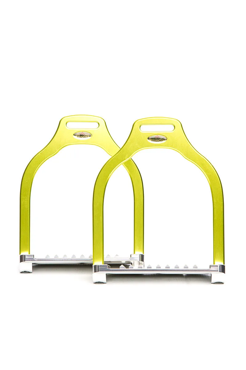 Steffa Wave Jump Stirrup (Lime)