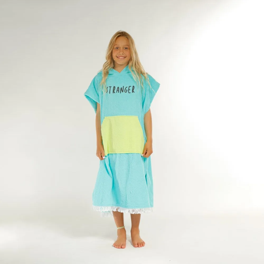 STRANGER PONCHO TOWEL - Turquoise