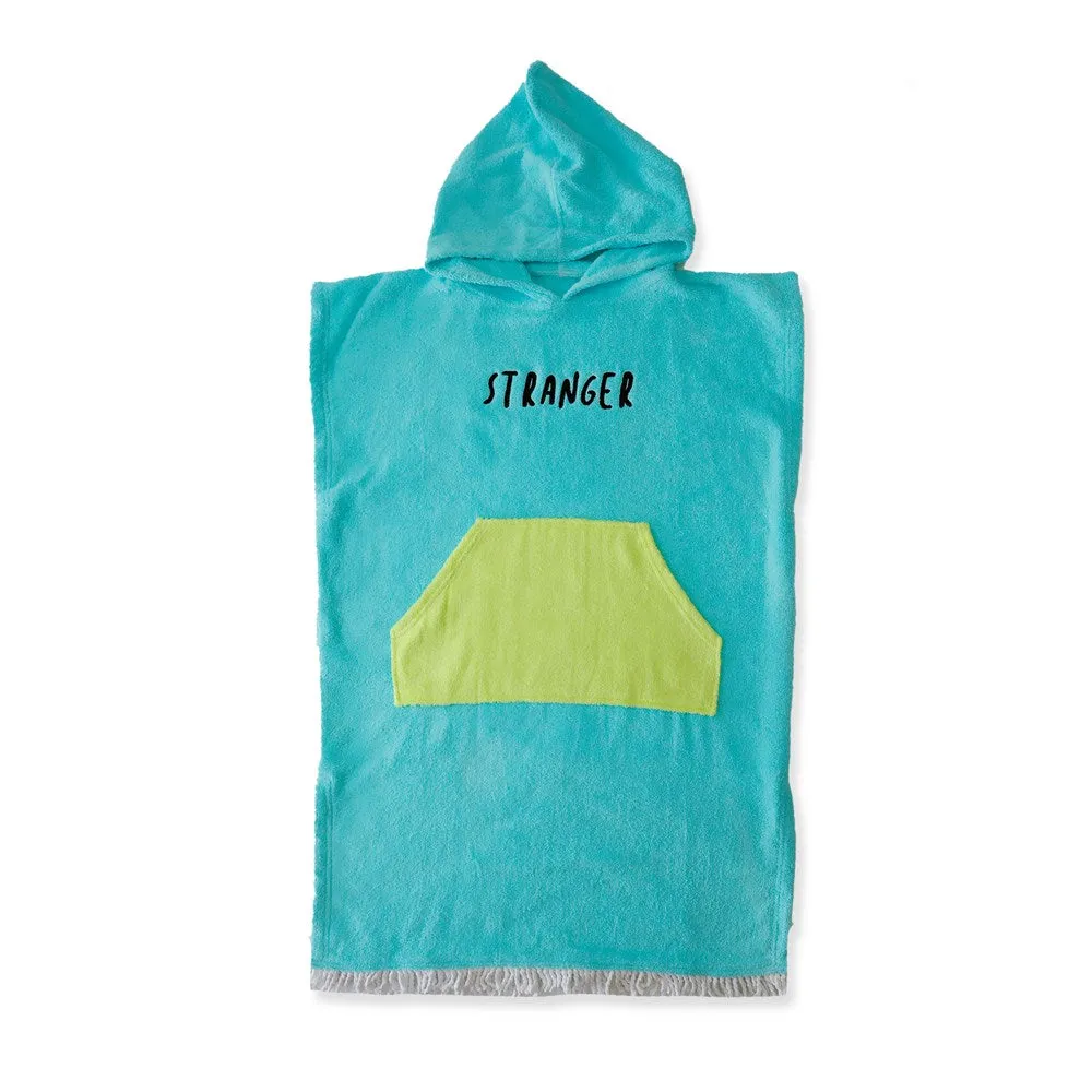 STRANGER PONCHO TOWEL - Turquoise