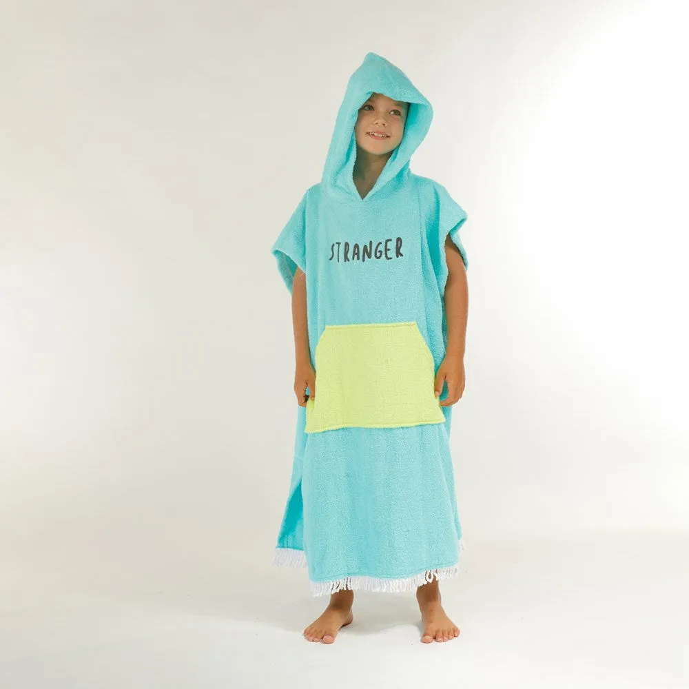 STRANGER PONCHO TOWEL - Turquoise