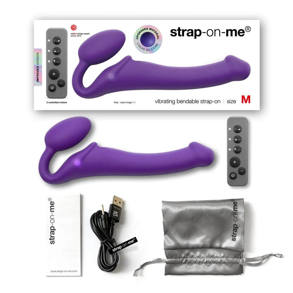 Strap-On-Me Vibrating Bendable Strapless Strap-On