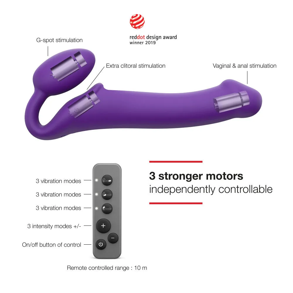 Strap-On-Me Vibrating Bendable Strapless Strap-On