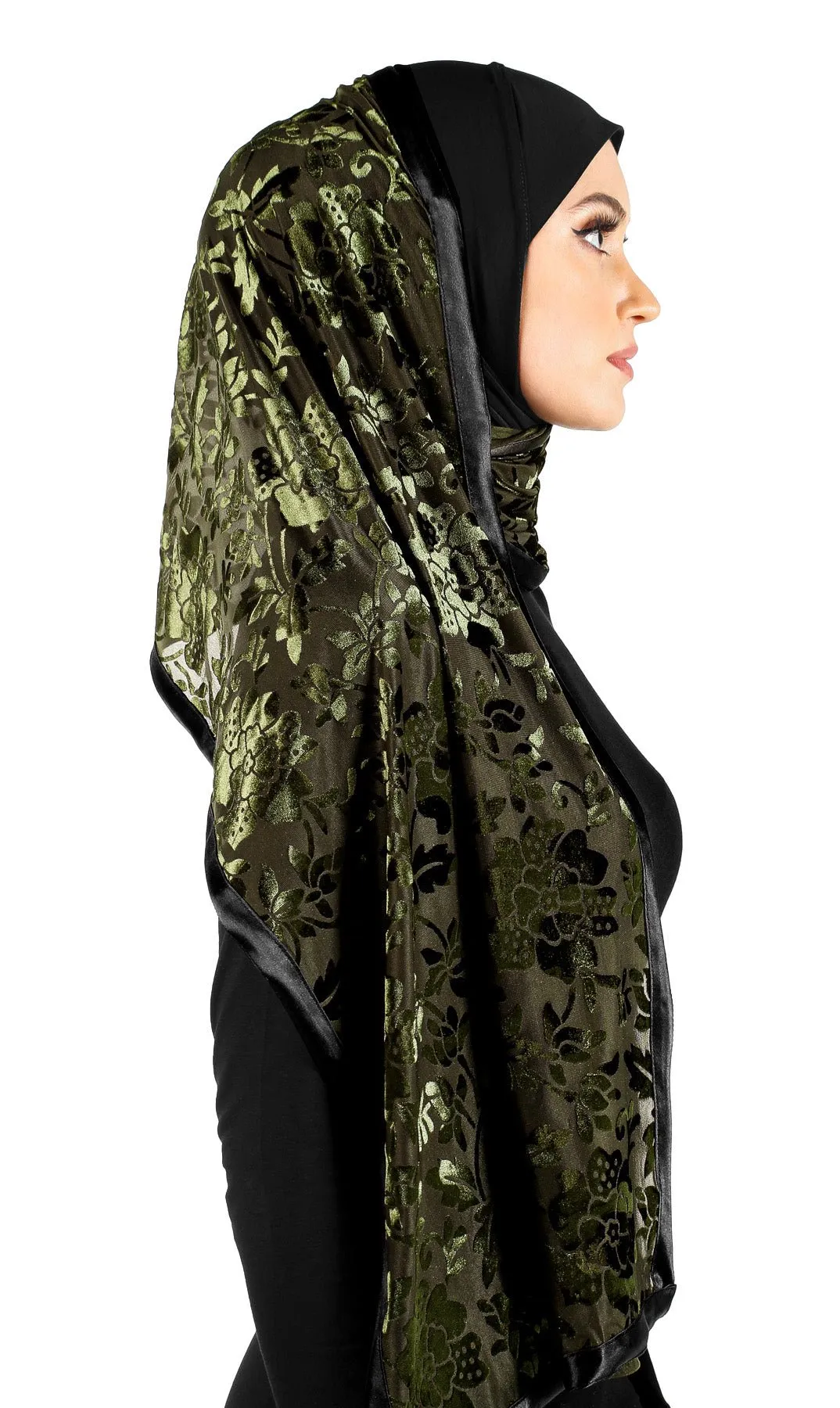 Stylish Mona Kuwaiti Hijabs with Wrap Shawl