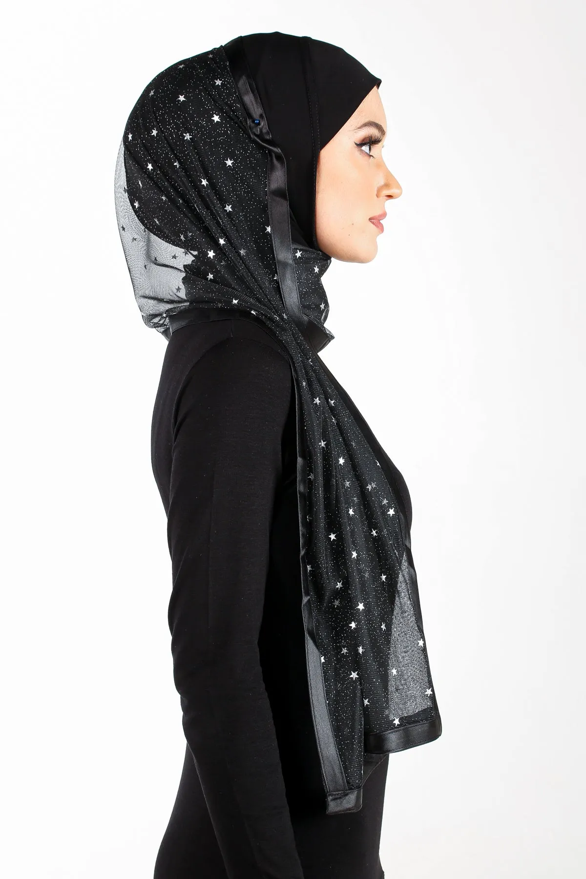 Stylish Mona Kuwaiti Hijabs with Wrap Shawl