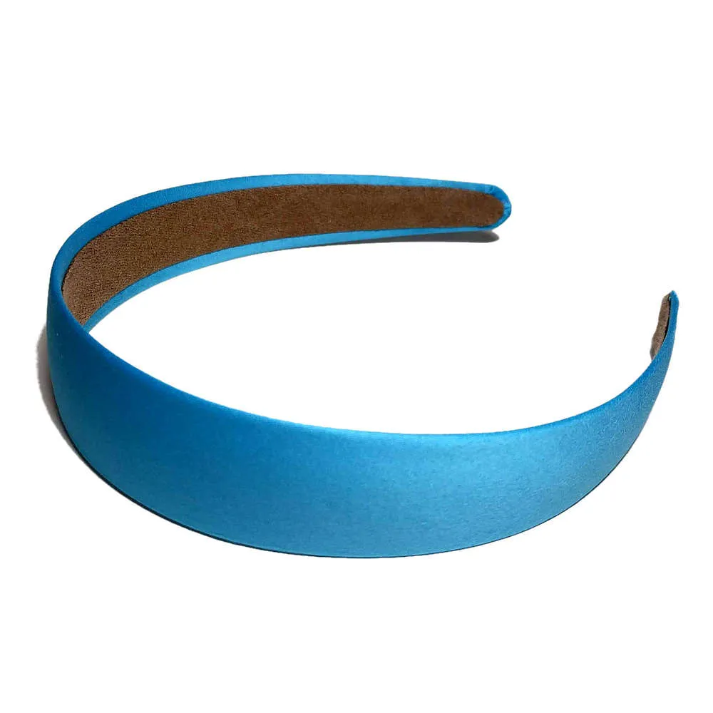 Suede Lined 1 inch Wide Satin Headbands