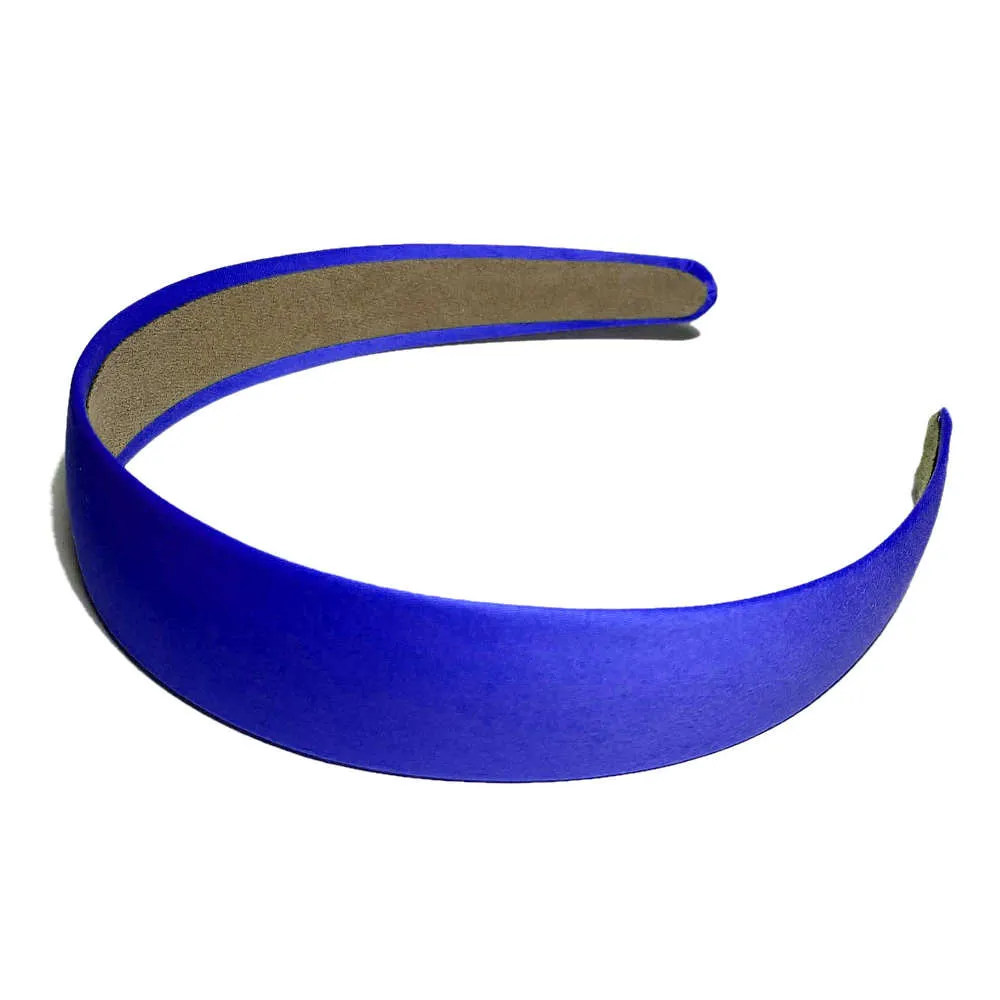 Suede Lined 1 inch Wide Satin Headbands