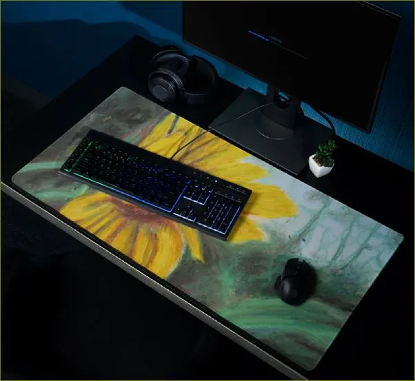 Sunflower View ~ Gaming Mouse Pad