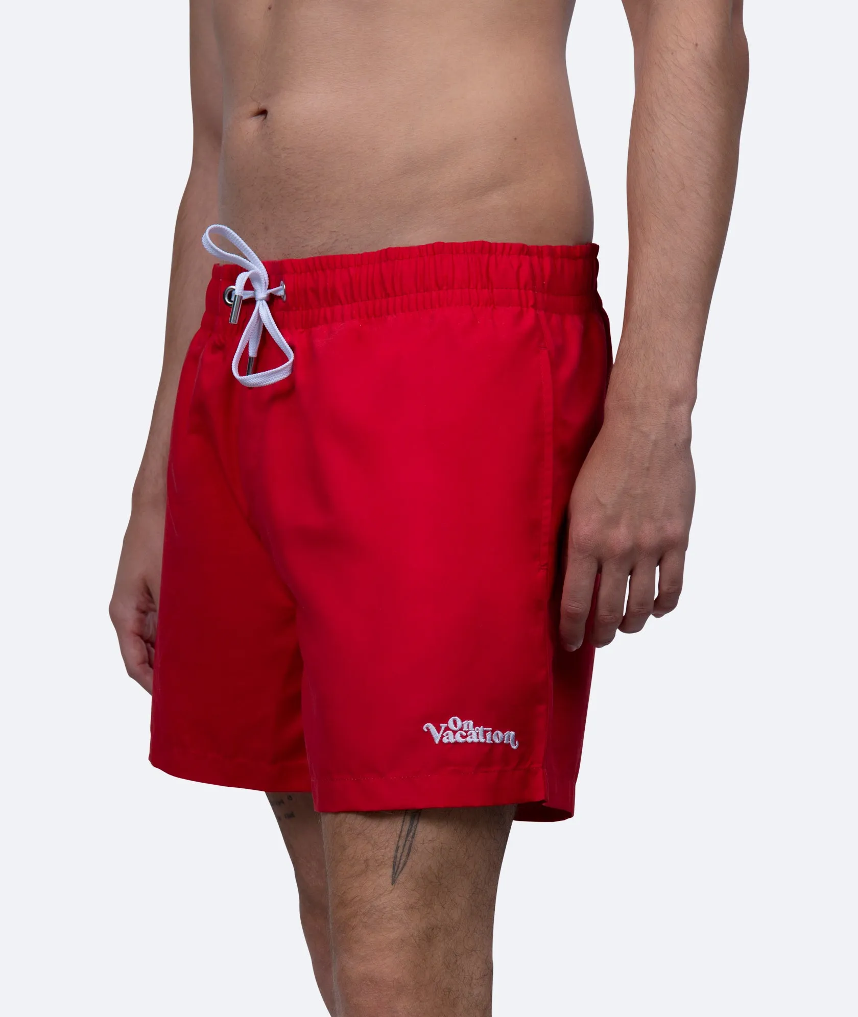 Swim Shorts Monochrome - Red