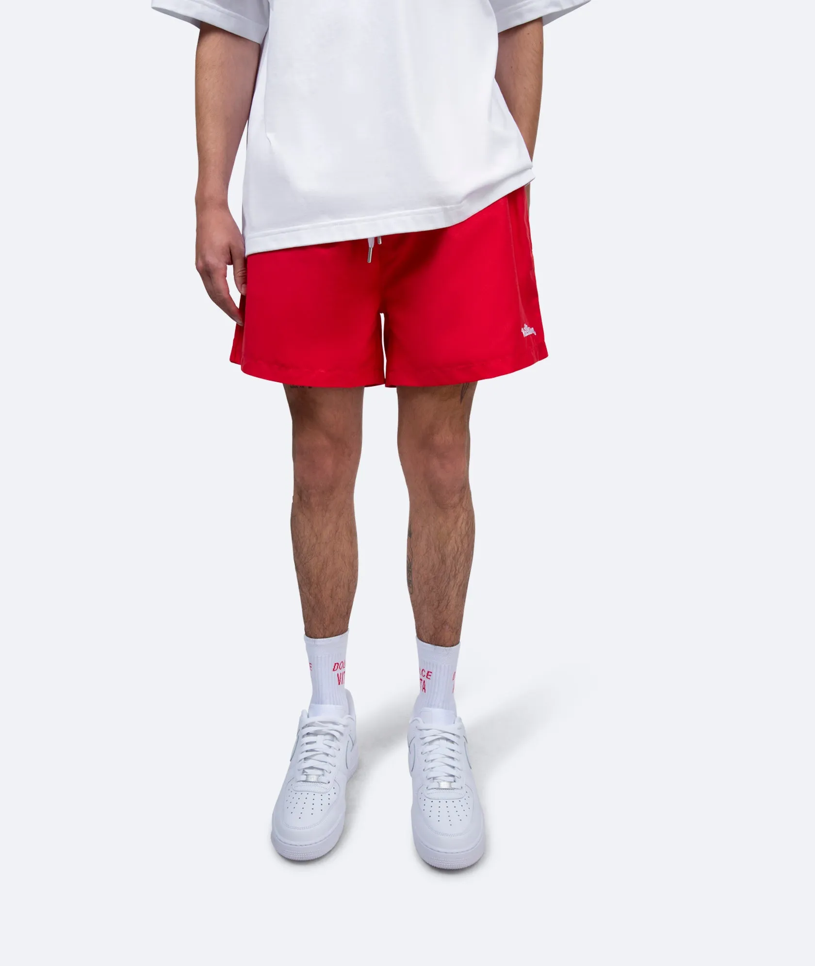 Swim Shorts Monochrome - Red