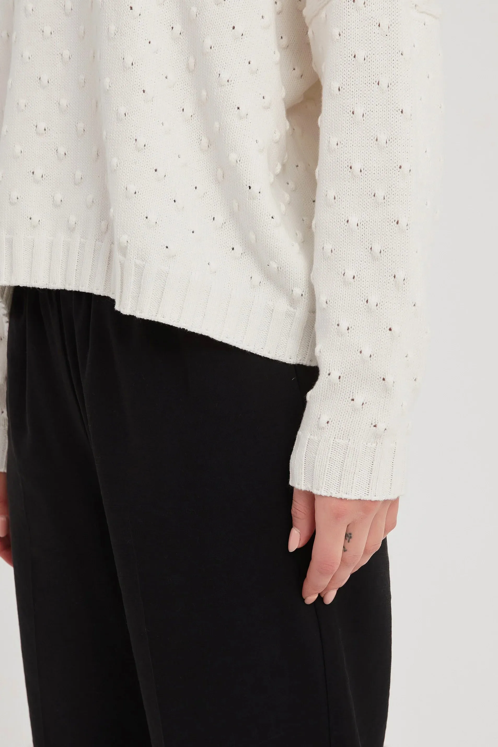 Textured Spot Knit