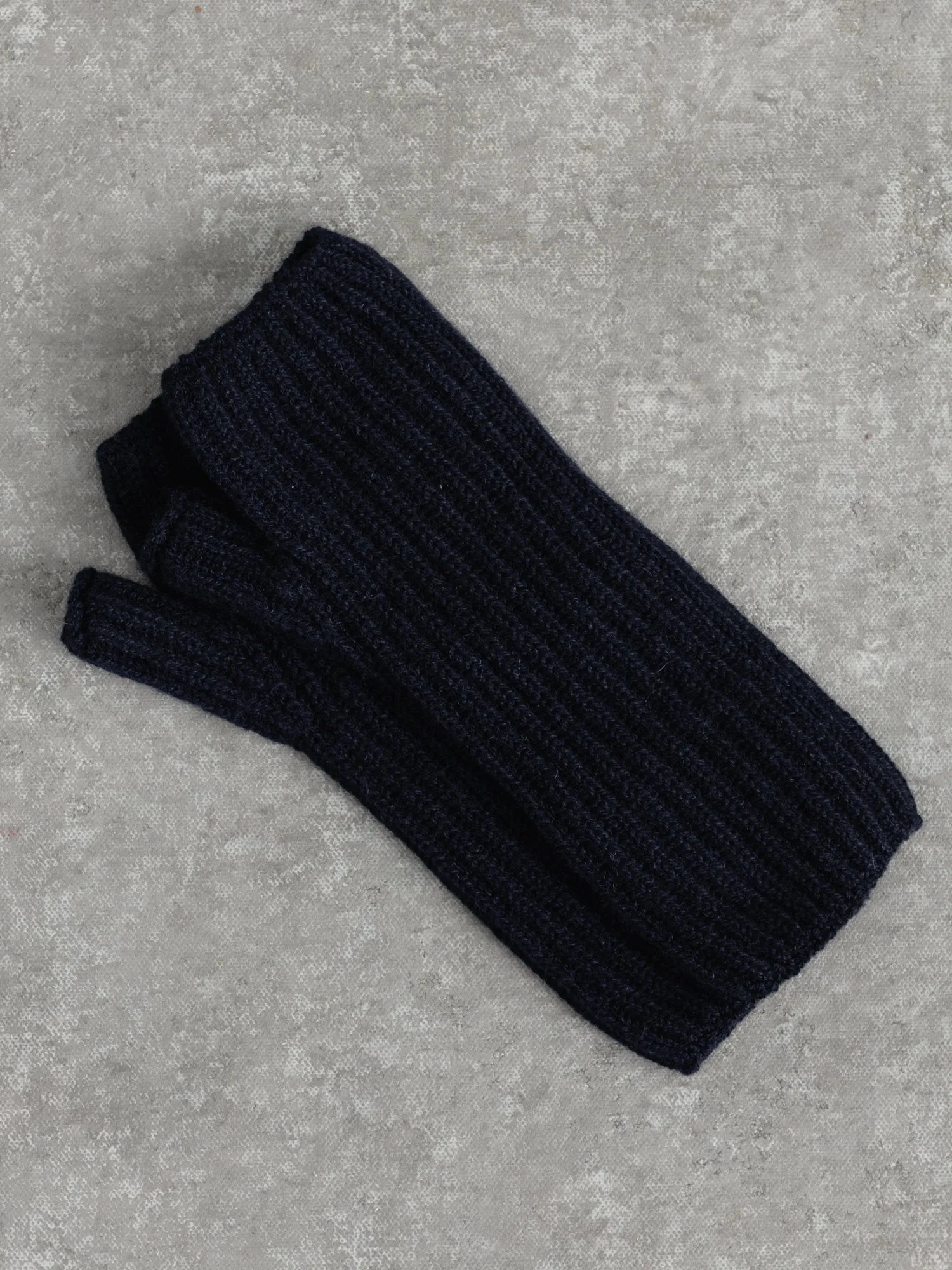 The Cashmere Wrist Warmers - Midnight