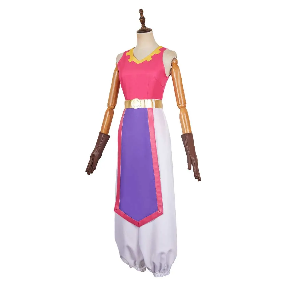 The Legend of Zelda: Echoes of Wisdom 2024 Princess Zelda Women Pink Outfit Cosplay Costume