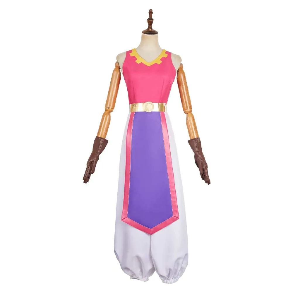 The Legend of Zelda: Echoes of Wisdom 2024 Princess Zelda Women Pink Outfit Cosplay Costume