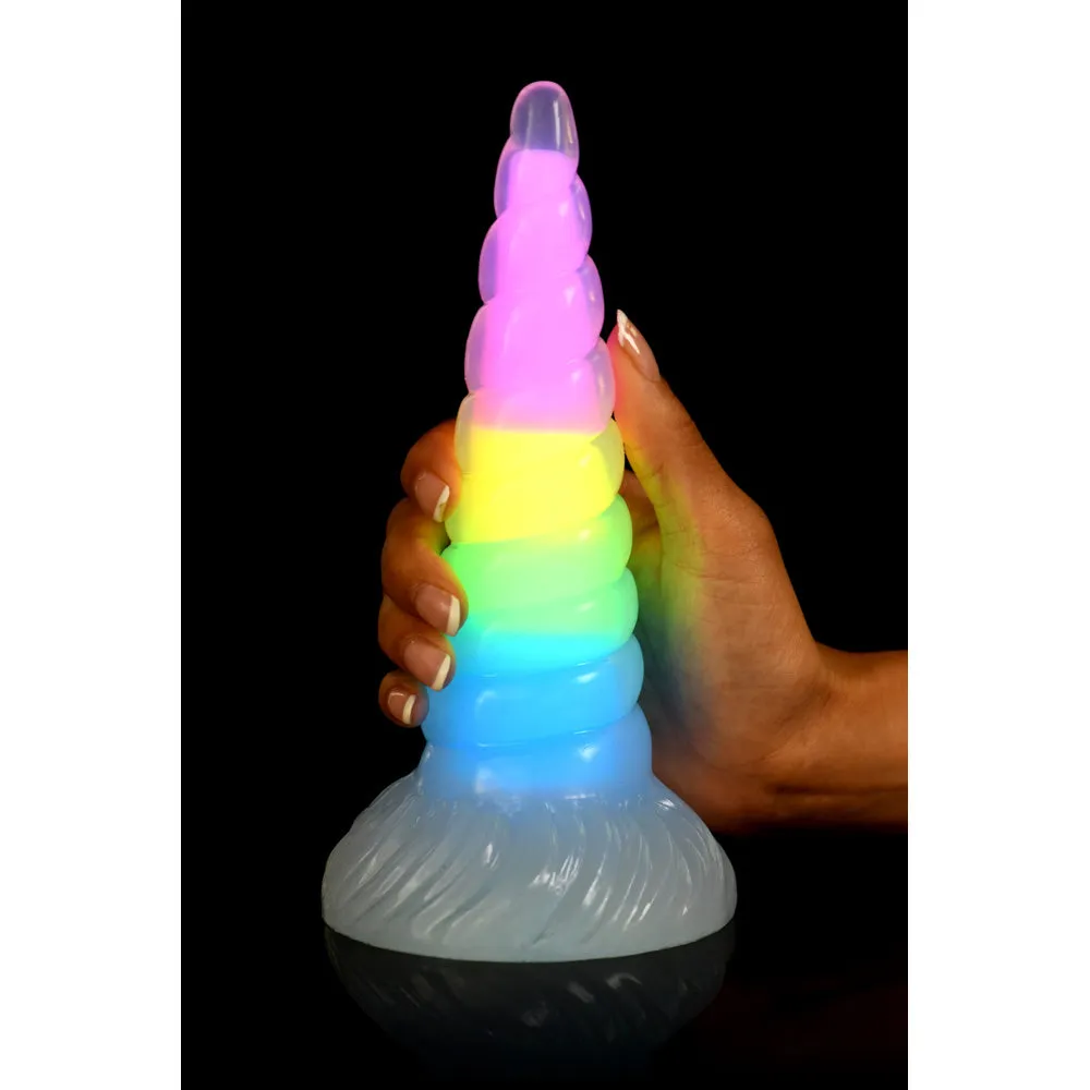 Uni-Glow Glow-In-Dark Rainbow Silicone