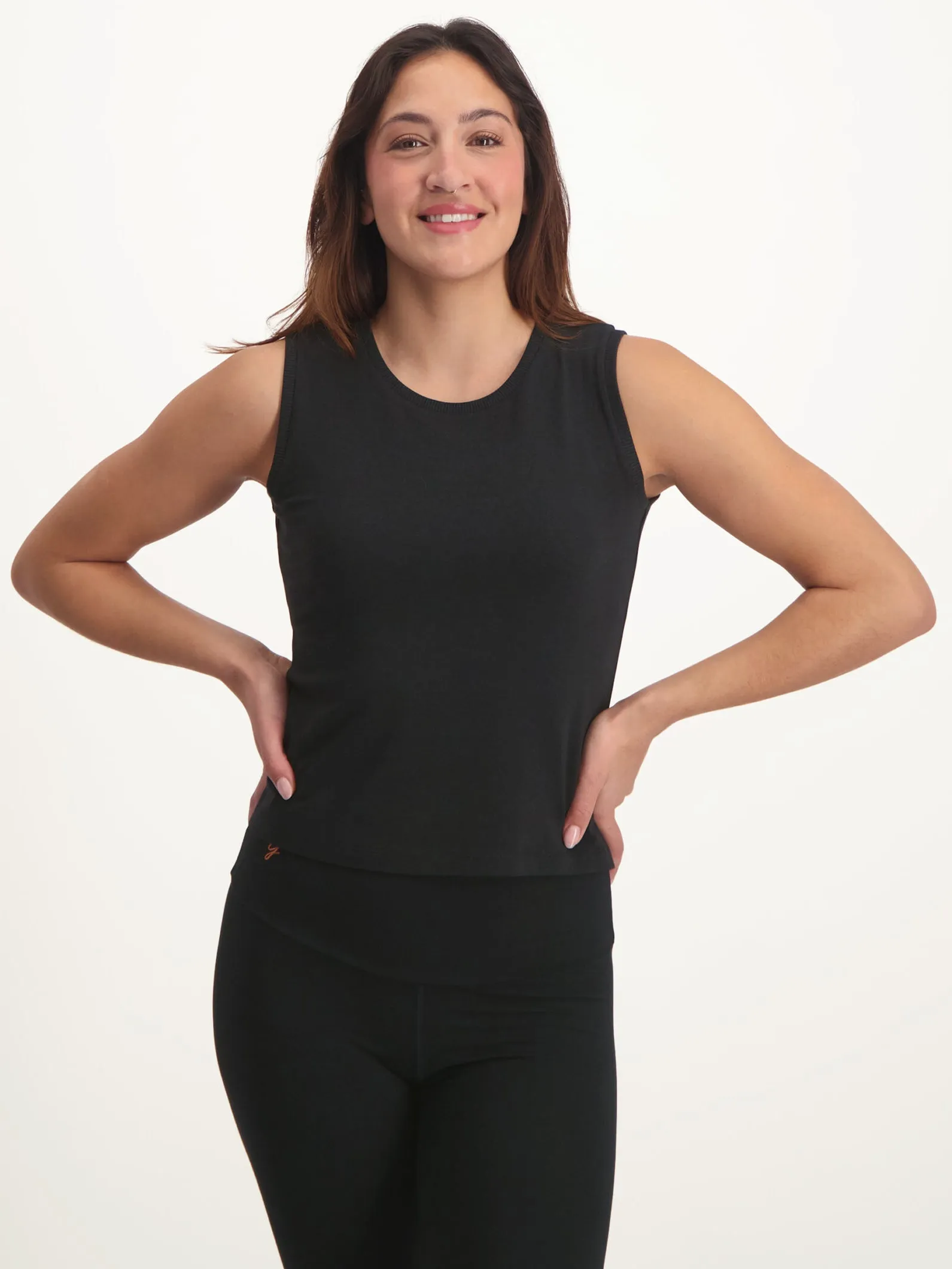 Urban Goddess Karuna Balance Yoga Tank - Urban Black