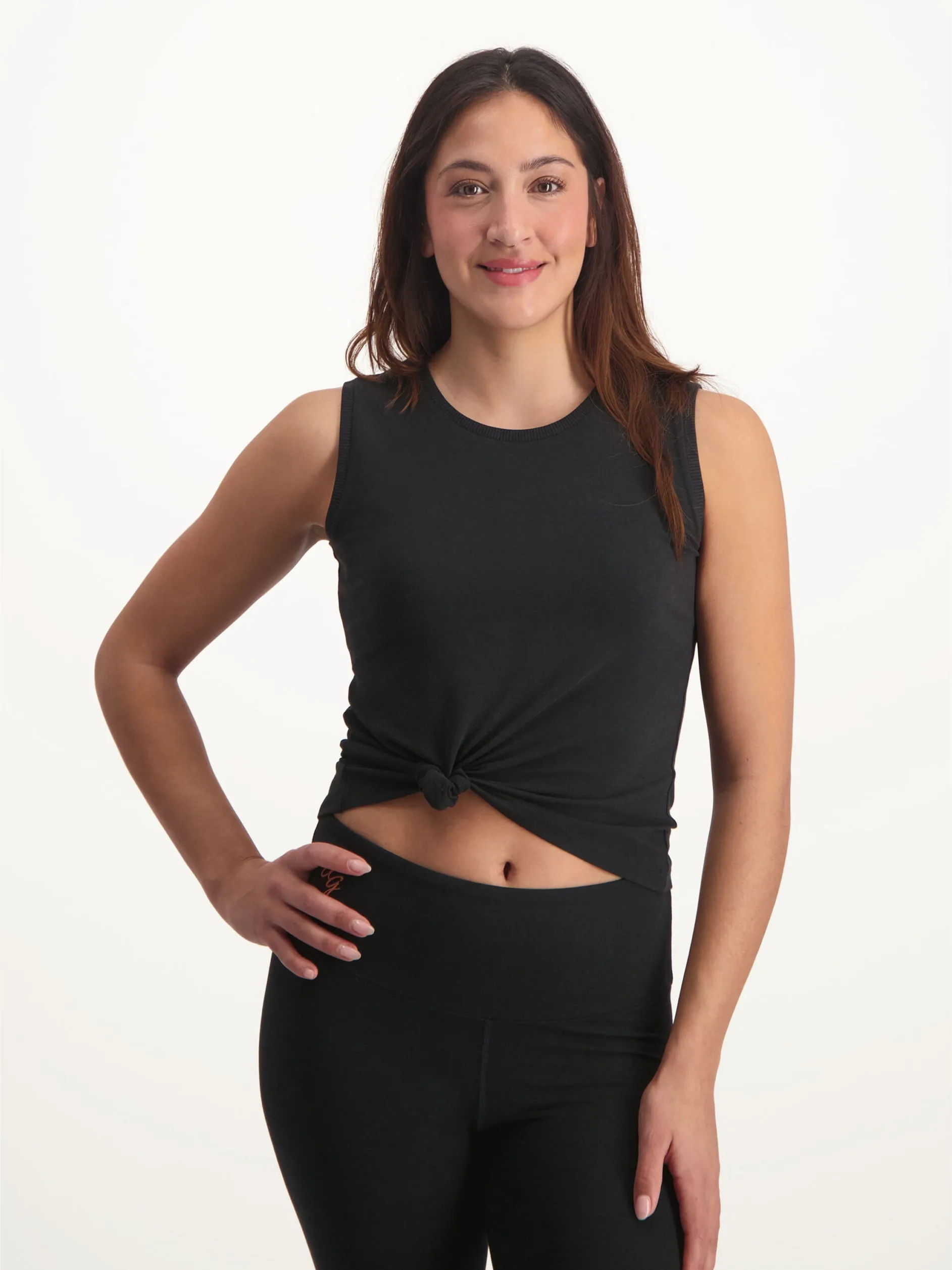 Urban Goddess Karuna Balance Yoga Tank - Urban Black