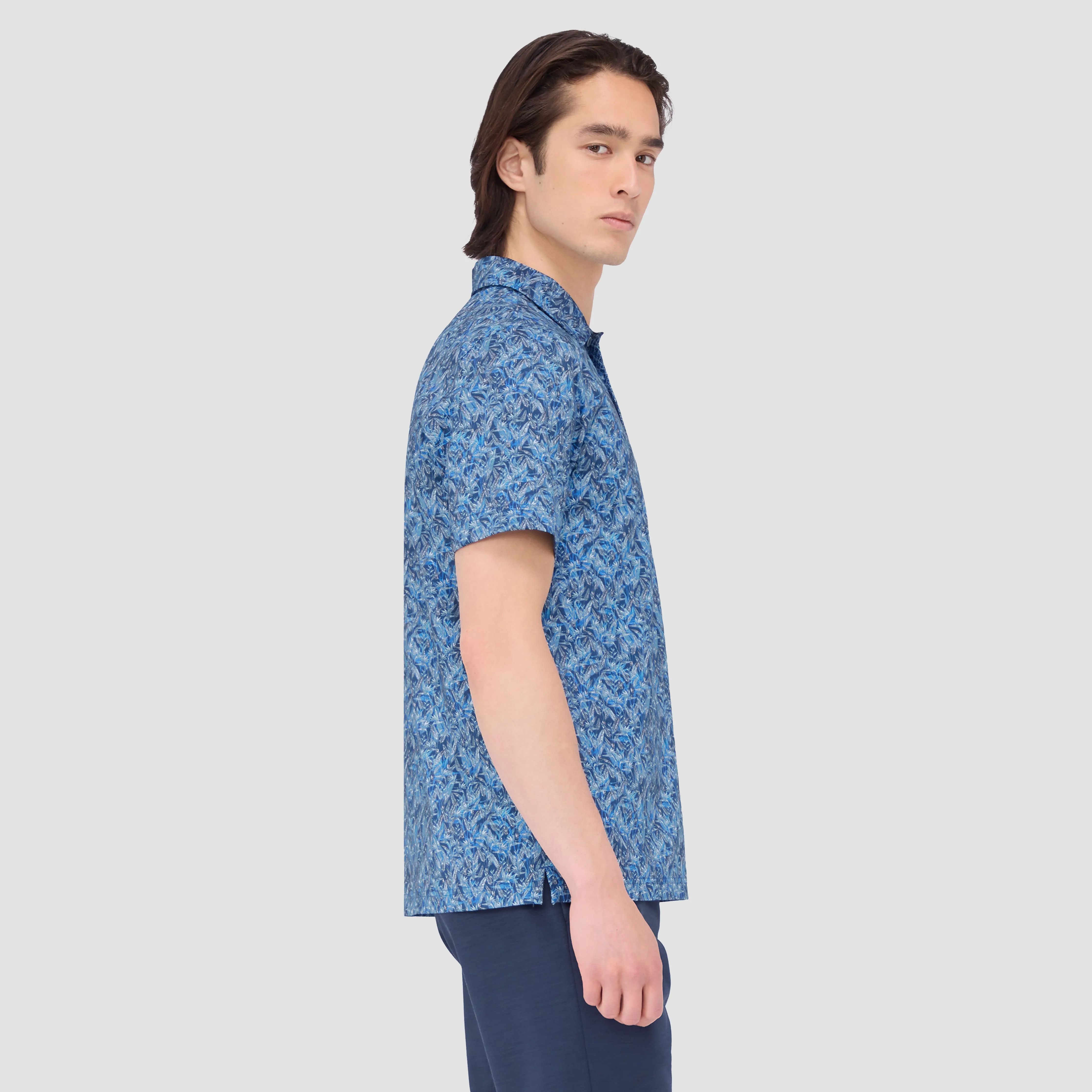 Vincent Double Sided Floral/Mesh OoohCotton Polo