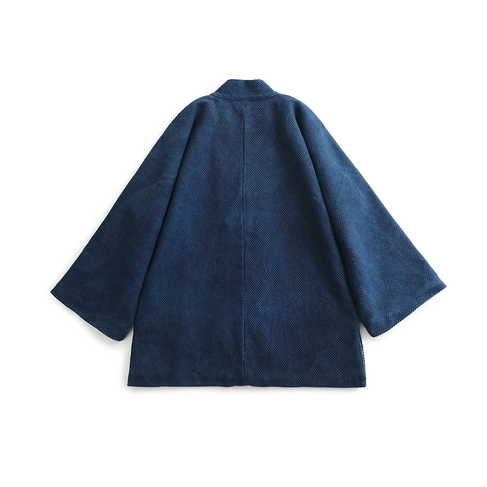 Vintage Plant Dyed Heavy Kimono Indigo Daoist Robe