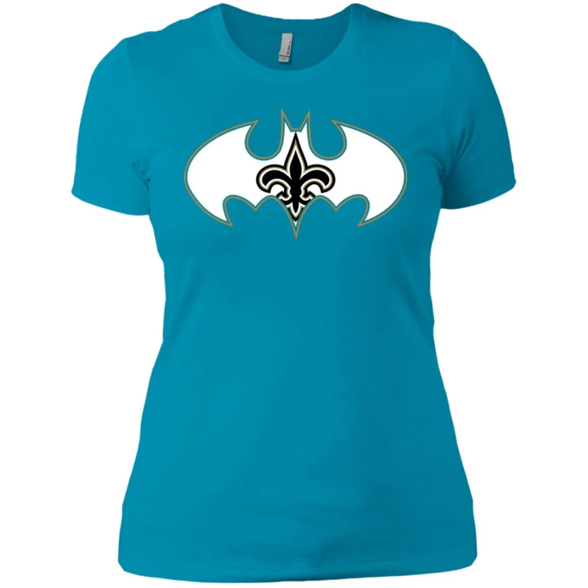 We Are The New Orleans Saints Batman Nfl Mashup Women Cotton T-Shirt