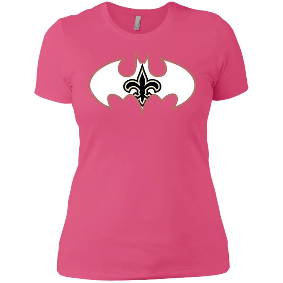 We Are The New Orleans Saints Batman Nfl Mashup Women Cotton T-Shirt